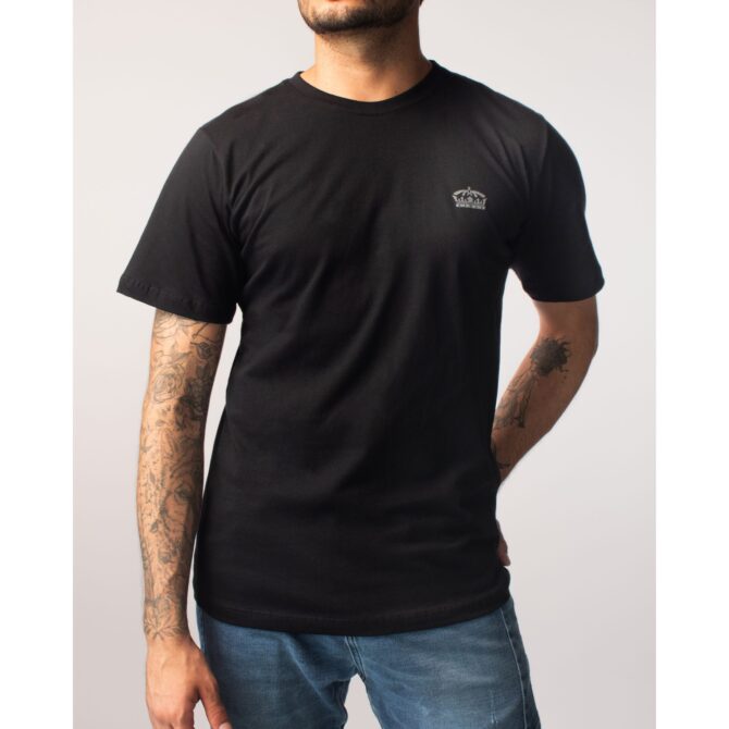 CAMISETA CORONA LETTERING MASC. PRETO