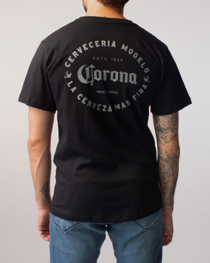 CAMISETA CORONA LETTERING MASC. PRETO - Image 4