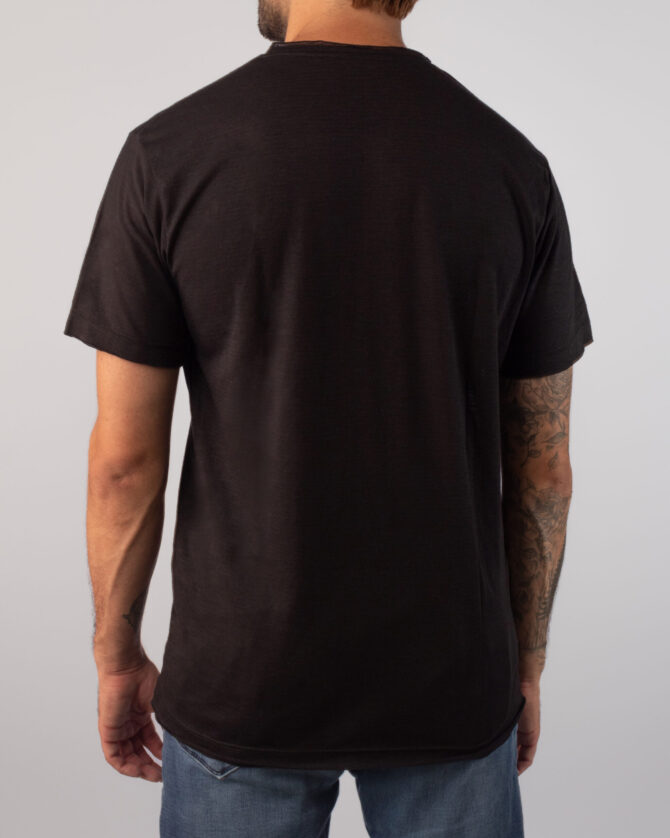 CAMISETA CREW NECK BOLSO AZUL MASCULINA CORONA PRETO M