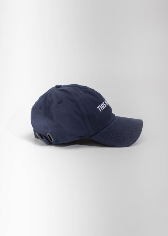 Boné Azul "This is Living" Corona - Daddy Cap - Image 2