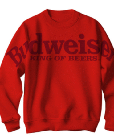 Moletom Budweiser King of Beer - Vermelho