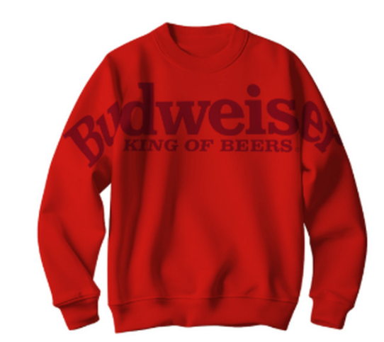 Moletom Budweiser King of Beer – Vermelho